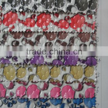 pvc artificial leather, pvc synthetic leather with new design for bag