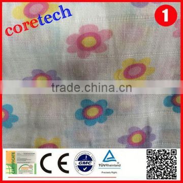 Anti-bacterial washed soft colored muslin fabric factory