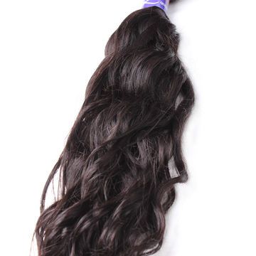 Soft 12 Inch Brown Bouncy Curl Peruvian Human Hair For White Women