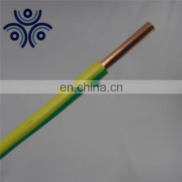 CE, PSB, SABS certificate yellow and green 16mm earthing wire