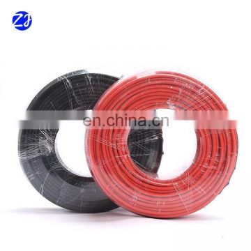 China Insulation Copper pv1 f pv dc solar wire twin core cable solar 4 mm 4 mm2