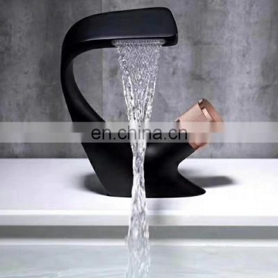 Industrial Style Black Antique Bathroom Brass Single Cold Basin Faucet
