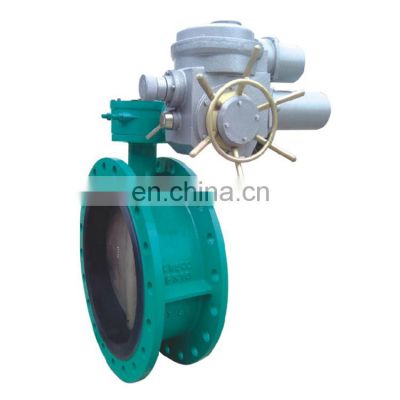 Regulating type Electric Actuated Butterfly Valve  with Double Flanges