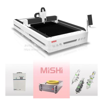 Factory Sale Mingshi 1530 Fiber Laser Cutting Machine 2kw 3kw 4kw with High Speed Laser Head