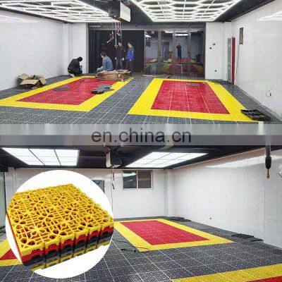 CH Excellent Quality Multicolor Eco-Friendly Non-Toxic Anti-Slip Oil Resistant Strength 45*45*3cm Garage Floor Tiles