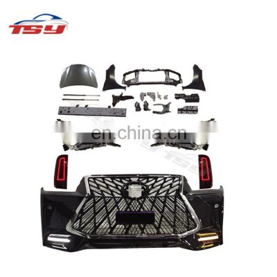 2021 New Style Car Accessories With Bumper Body Kit  For Hilux Vigo 2005-2014 Upgrade To LEXUS Type
