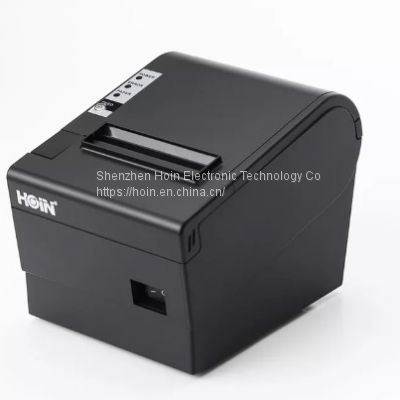 Hoin Brand ESC/POS 3 Inch 80mm USB only Black and White Thermal POS Receipt Printer 260mm/sec high speed printing