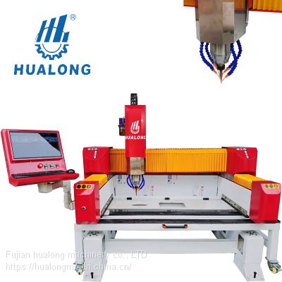 Hualong mechinery high Speed cnc Marble Granite Cutting and Polishing Machine with ISO