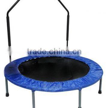 Deluxe Half Folding 48 inch Mini Trampoline with Stabilizer Bar