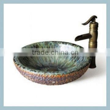 Excellent Material European Style hand painted ceramic vanities china