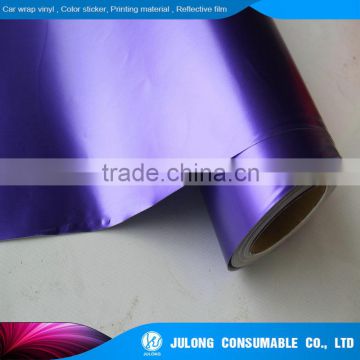 Specializing in Matt chrome vinyl car decoration vinyl sticker car wrapping vinyl foil with great price