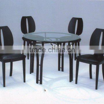 Modern Dining Set/ Black Dining Set