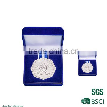 no minimum order cheap wholesale custom sport metal medal with ribbon