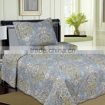 Alibaba china supplier quilts pujiang factory price printed quilts bedding sets quilts/pillowcase