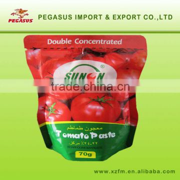 standing pouch tomato paste 70g