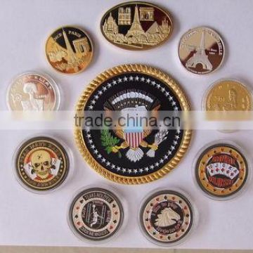 Enamel brooch badge badge custom round commemorative badge Alice