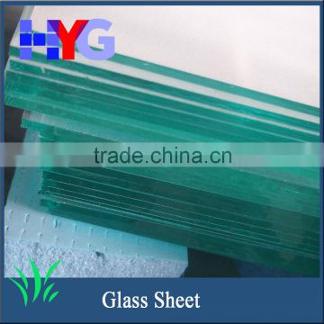 4mm clear float glass sheet wholesale in Chinese glass factory