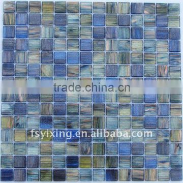 HM07 gold line glass mosaic hot swim pool tile wholesale
