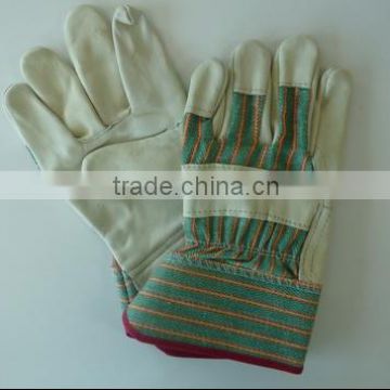 JS103CA/SG Cow Grain Glove, Cotton Back, Safety Glove, Cow Leather Driver Glove