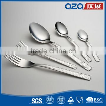 OEM sets salad spoon and fork set with extra thick ergonomics handle