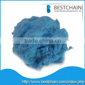 Color pigment dyeing of polyester staple fiber, PSF