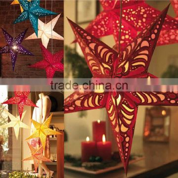 Marine Style Moroccan Rustic Paper Star Lamp For Wholesale