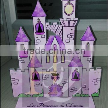 custom acrylic birthday gift for kids/acrylic souvenir castle