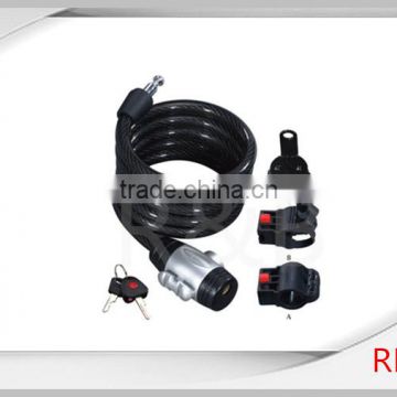 RL-2435 steel cable lock with dust-cover