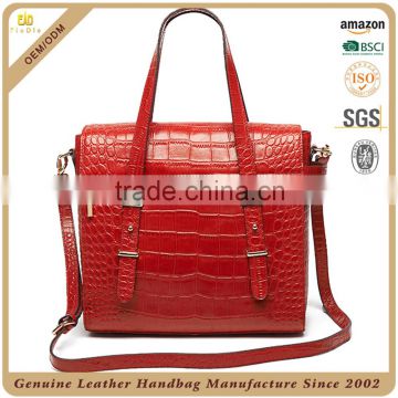 P120-A2360 basic style tote bags branded crocodile handbags fashion elegant women bags leather