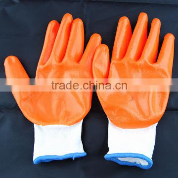 Nylon Coating Gloves Safety Nitrile Work Glove