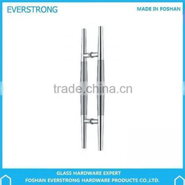 Everstrong ST-J013 round pipe double side stainless steel glass door handle