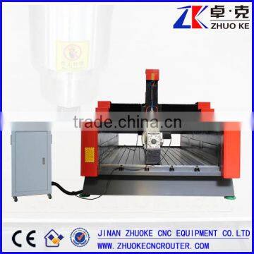 High Quality 4 Axis Stone CNC Carving Machine ZK-1325 For Marble With PCI NcStudio Control System