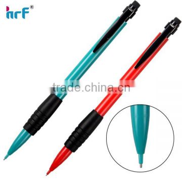 HR-Y385 new slim plastic mechanical pencil with black pencil eraser