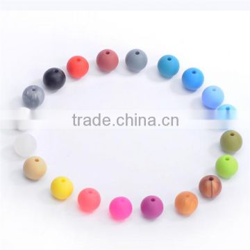 small qty accepted factory wholesale silicone baby teether silicone teething pendant with multi color