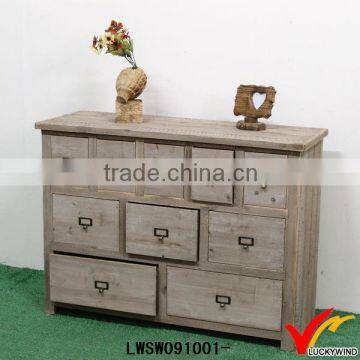 drawers vintage chic room wood cabinet