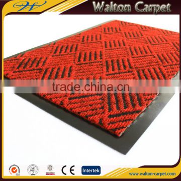 Red nonwoven needle punched high quality durable hotel corrdior rug