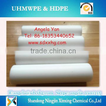 Hot sale high quality white uhmw pe rod, Natural green uhmwpe stick