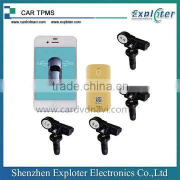 China Supplier Car TPMS Tire Pressure Monitoring Sensor Support Iphone6