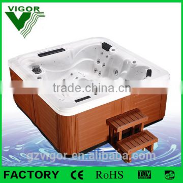 Factory hot sale massage outdoor hot spa tub for family used