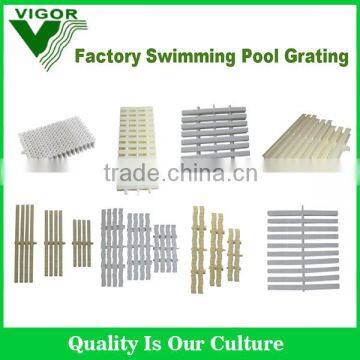 High Quality ABS material 25cm swimming pool gutter grating swimming pool overflow grating