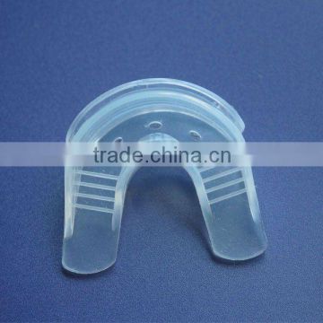 Dental food grade silicone prefilled mouth tray, dental impression tray, mouth tray, impression dental bleaching trays