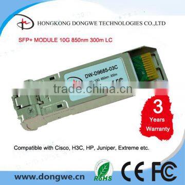 DW-D9685-03C 10G SFP+ 300M 850nm LC Compatible with Cisco, HP, H3C etc