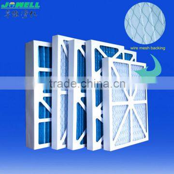 ISO CE SGS air purifier panel pleated filter