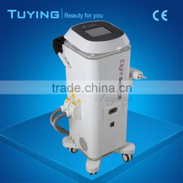 TWO handles laser machine Elight IPL equipment for hair removal RF tattoo removal equipment