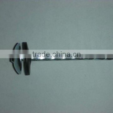Roofing Nails with screw shank BWG10 20mm head diameter 51.2mm length