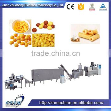 low consumption core filling puffed corn tube snack food machine