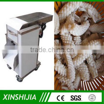 Hot in Japen cutter for squid roll squid pineapple slicing machine