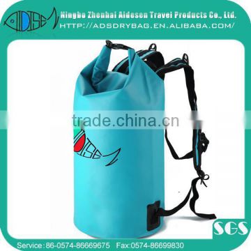 30L deluxe waterproof PVC tarpaulin backpack outdoor