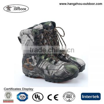 Patent Camo Hiking Hunting Military Boots