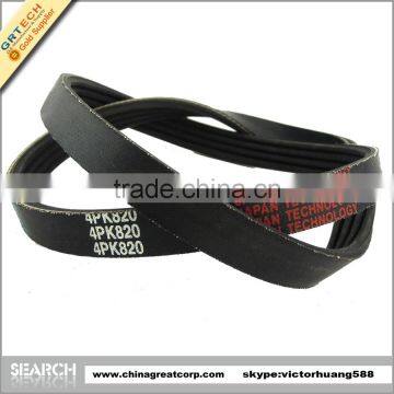 4PK820 v-ribbed belt for Hyundai,Suzuki